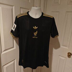 Adidas Mexico Jersey Black Souvenir Seleccion Men Sizes M and L FIFA Soccer
